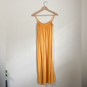 H&M Gold Yellow Maxi Dress